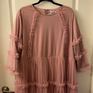 Dainty Jewells, Twirling in the stars dress, size 4x, baby pink